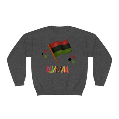 UJAMAA, Community, business, Kwanzaa Crewneck Sweatshirt