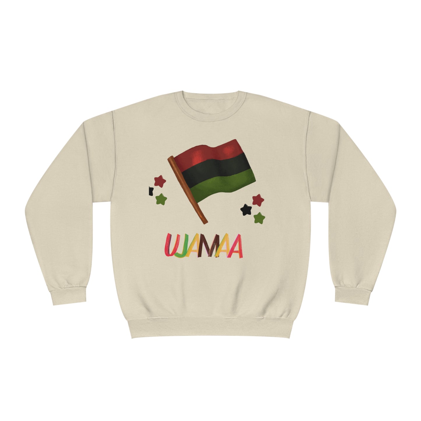 UJAMAA, Community, business, Kwanzaa Crewneck Sweatshirt