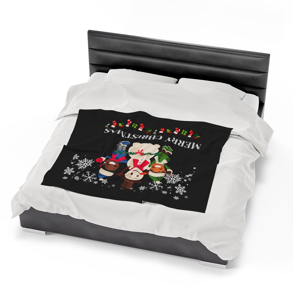 * For the Kids * Plush Blanket, Merry Christmas - The Black Seen