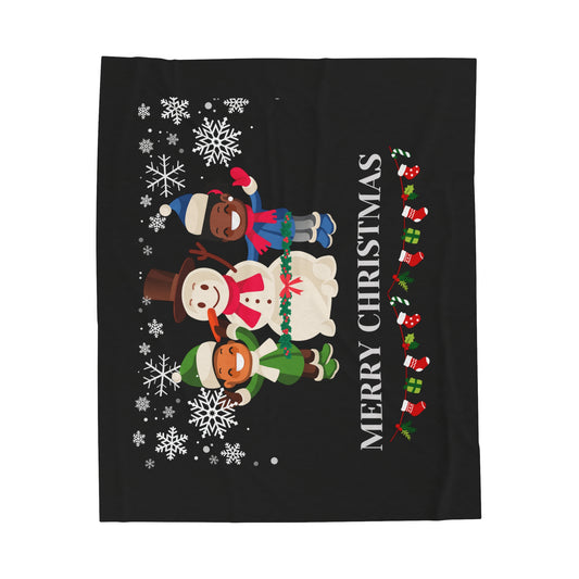 * For the Kids * Plush Blanket, Merry Christmas