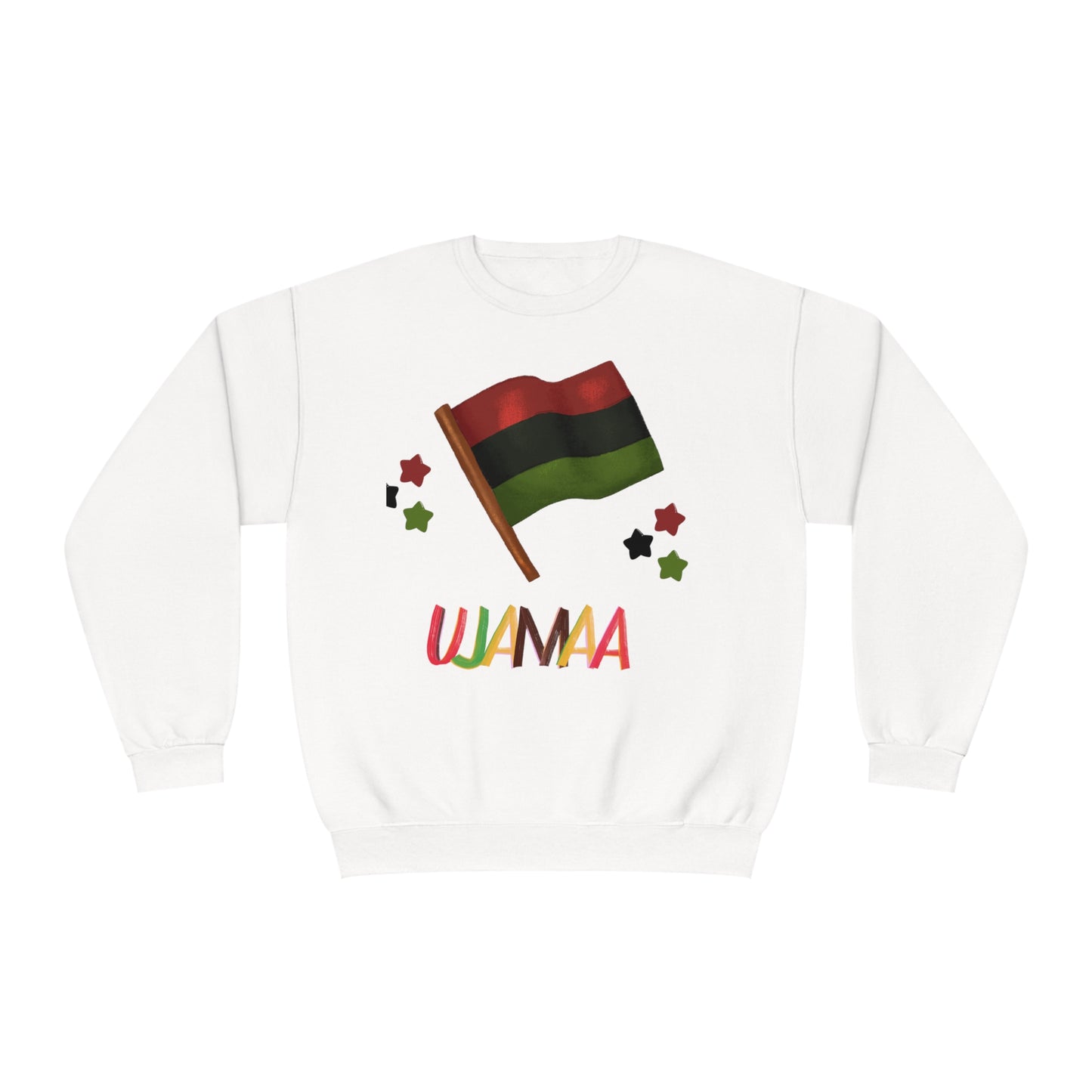 UJAMAA, Community, business, Kwanzaa Crewneck Sweatshirt