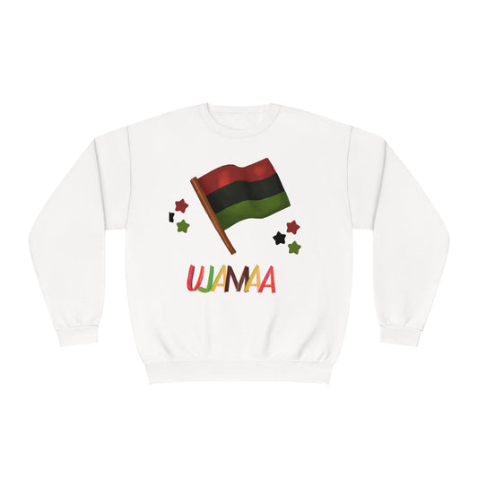 UJAMAA, Community, business, Kwanzaa Crewneck Sweatshirt