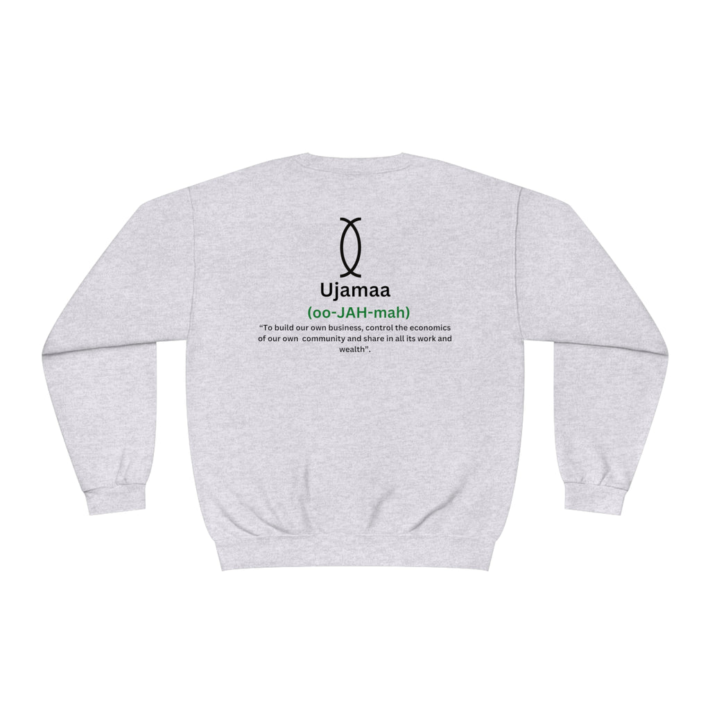 UJAMAA, Community, business, Kwanzaa Crewneck Sweatshirt - The Black Seen