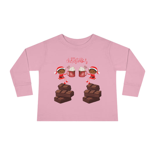 Elves Hot CoCo Frenzy Toddler Long Sleeve Tee