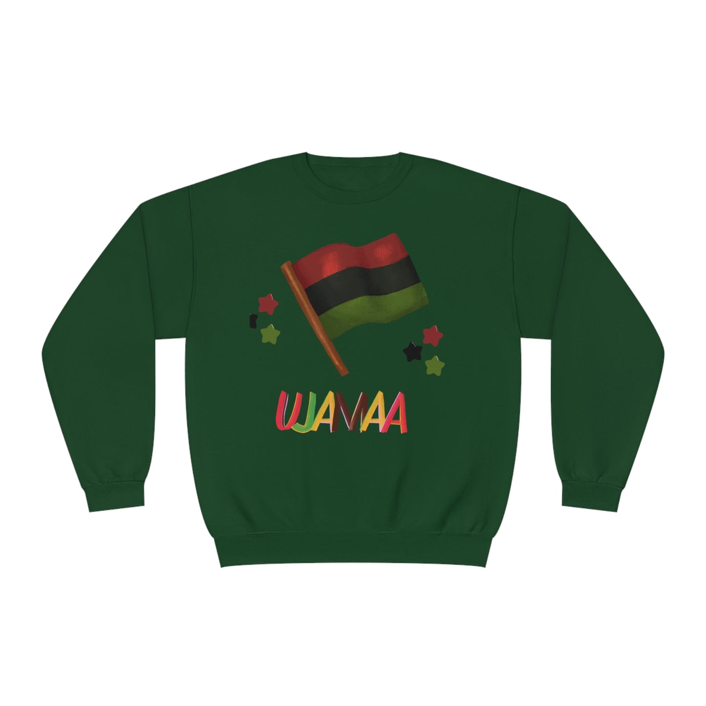 UJAMAA, Community, business, Kwanzaa Crewneck Sweatshirt