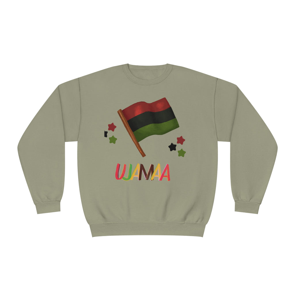 UJAMAA, Community, business, Kwanzaa Crewneck Sweatshirt - The Black Seen