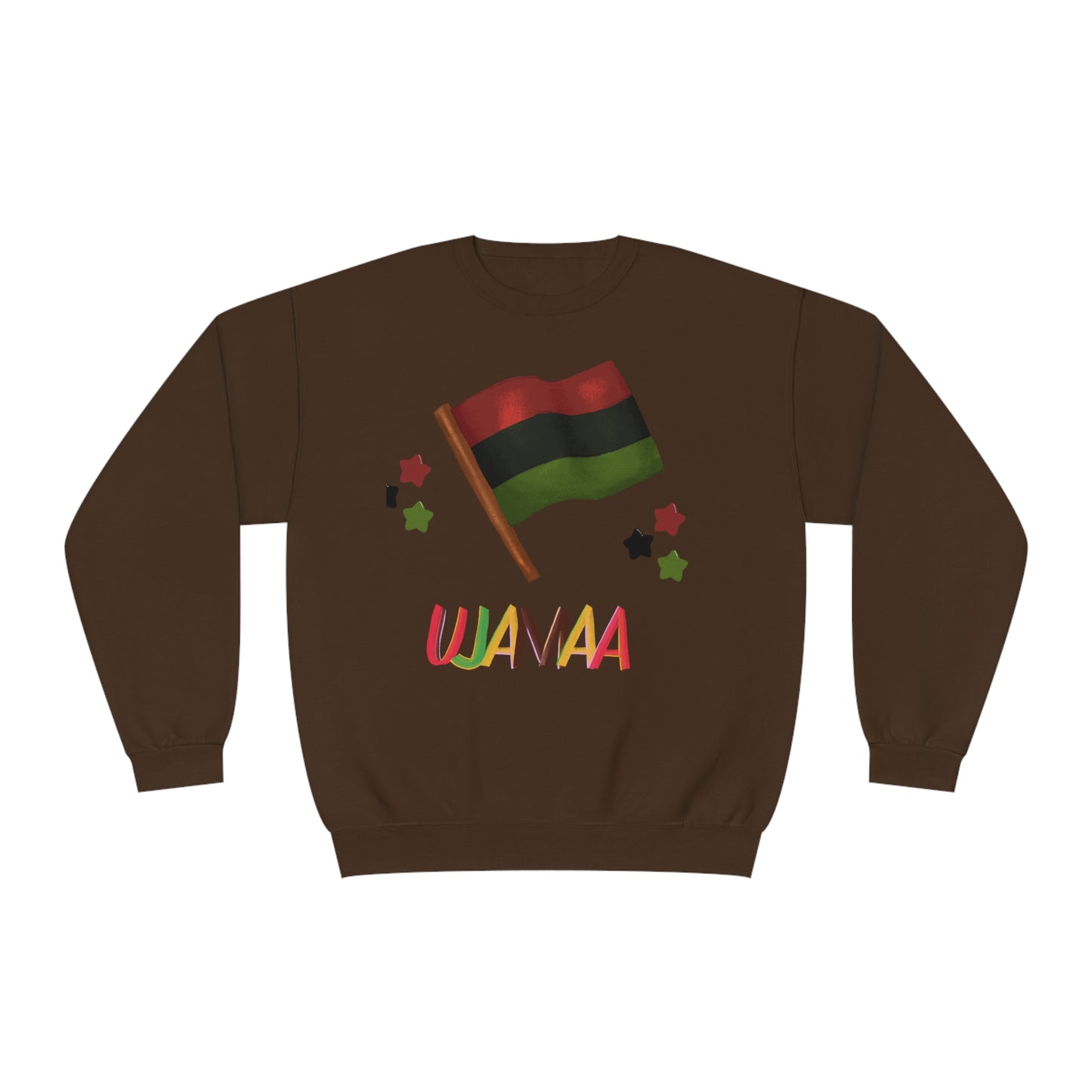 UJAMAA, Community, business, Kwanzaa Crewneck Sweatshirt