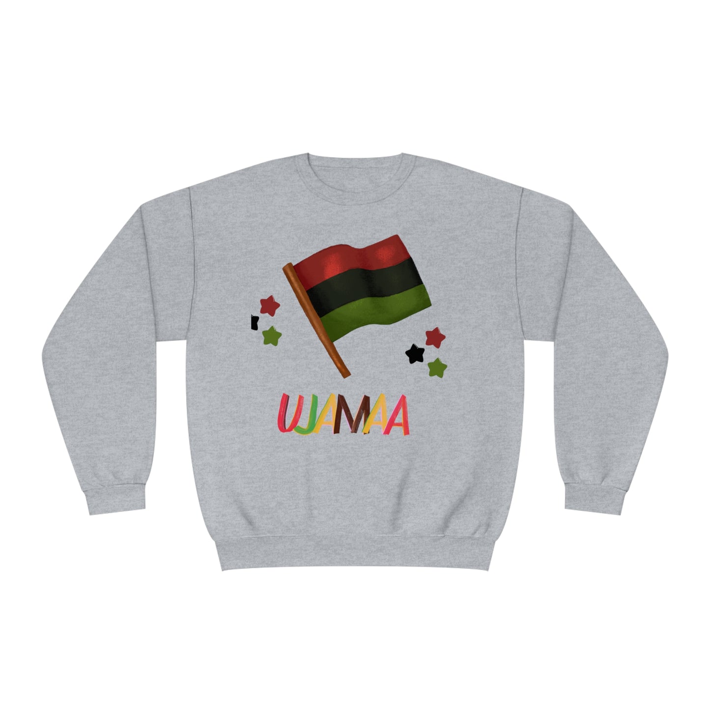 UJAMAA, Community, business, Kwanzaa Crewneck Sweatshirt